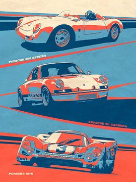 Porsche Triple, vom Spider bis zum 917K von Harmannus Sijbring