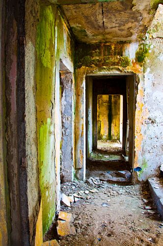 Immeuble abandonné par l’homme
