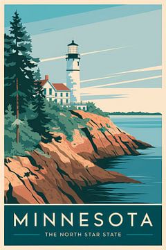 Minnesota by Poster Art Shop