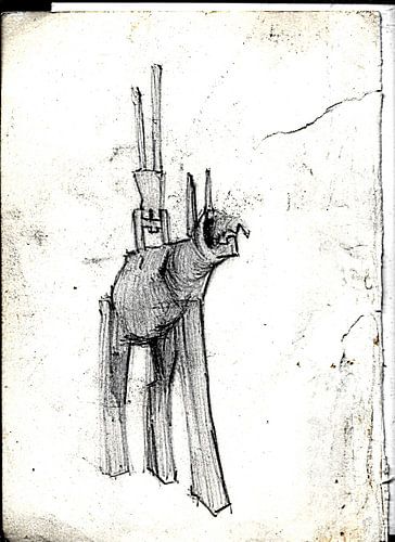 STANBEELD MAN OP DIER