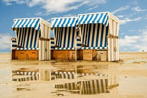 Strandkörbe an der Nordsee in Sankt Peter-Ording von Animaflora PicsStock