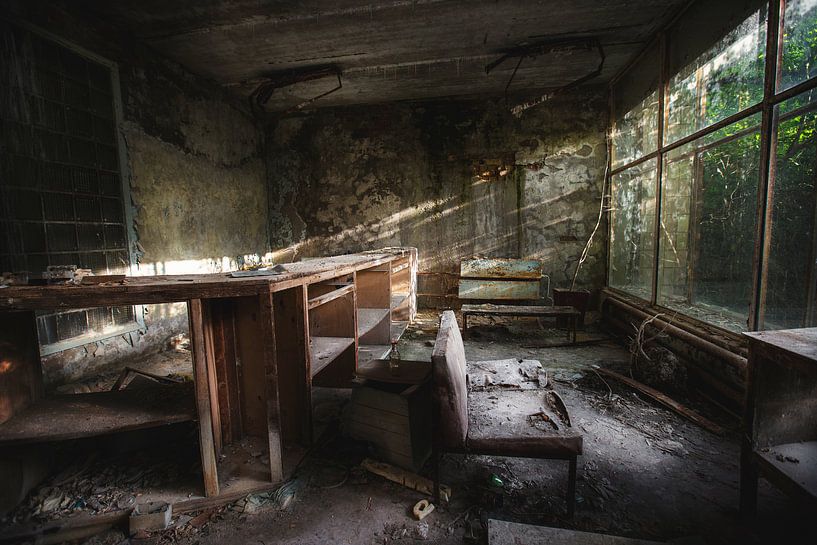 Chernobyl, Pripyat Hospital #4 by Rene Kuipers