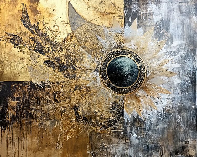 Sonne und Planet von ARTEO Gemälde