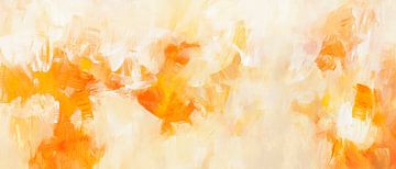 Warm abstract herfstpatroon van Poster Art Shop