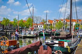The harbour of Blokzijl by Fred van Bergeijk