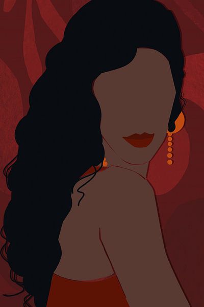 Einfach schön in Rot von Moonheart Artworks