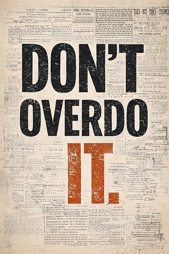 Overdrijf het niet – Opvallende typografie op vintage kranten