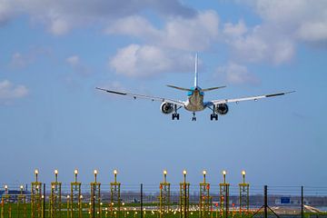 KLM Embraer E195E2 bei der Landung von Planephotos by Ruben