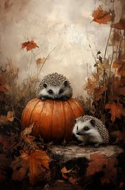 Autumn friends (6) by Brigitta Meijer