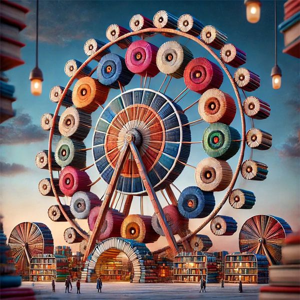 Wheel of Books by Eric Nagel