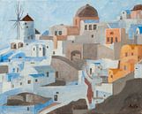 Oia Santorini Gr. van Antonie van Gelder Beeldend kunstenaar thumbnail