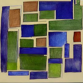 Colored squares by Renato Daub