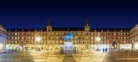 Madrid | Plaza Mayor Nachtaufnahme von Panorama Streetline Miniaturansicht