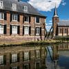 Église et étang de Wijnandsrade sur Leo Langen