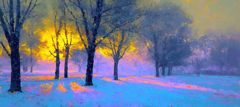 Arbres | Arbres phosphorescents par Caprices d'Art