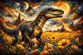 Steampunk Dinosaur by Linda de Klein
