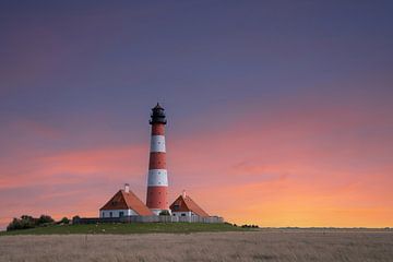 Leuchtturm von Westerhever, Nordfriesland, Deutschland
