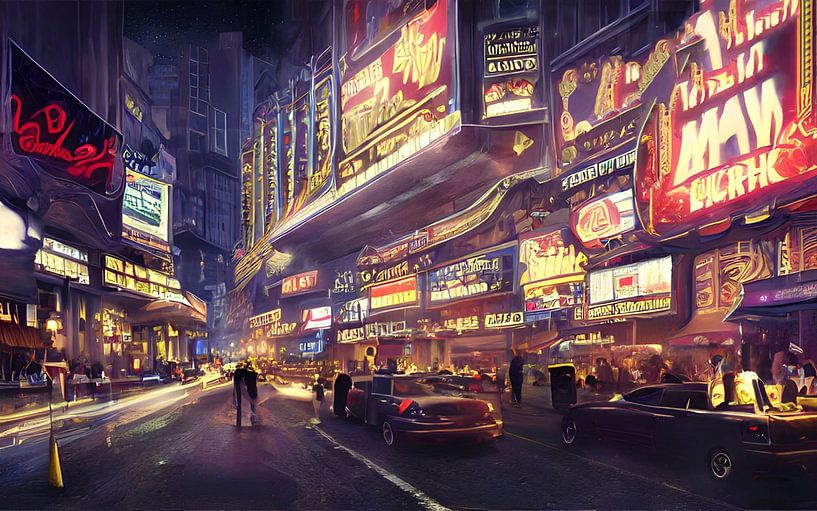 Werbung Straße von Renato Daub