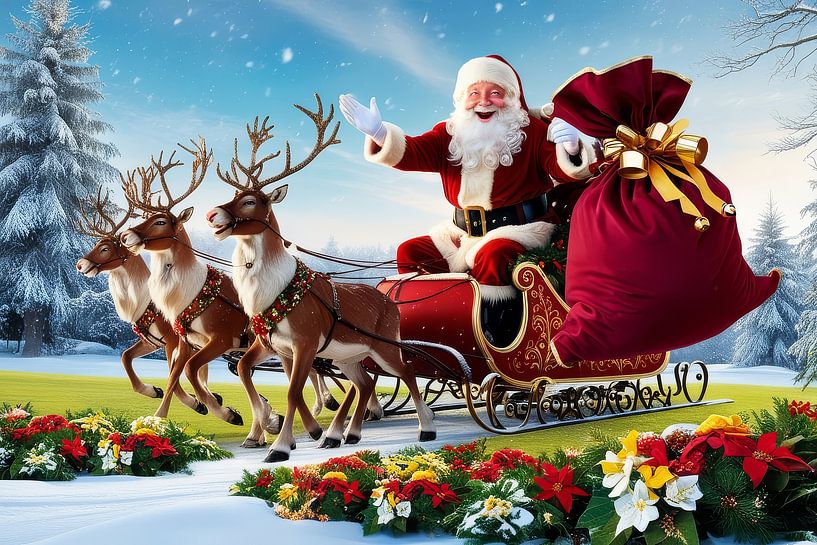père Noël par hisam colours
