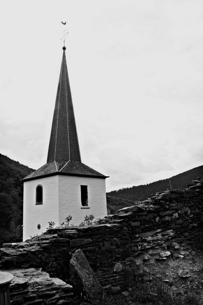Church in Esch-sur-Sûre, Luxembourg by Armand L'Ortije