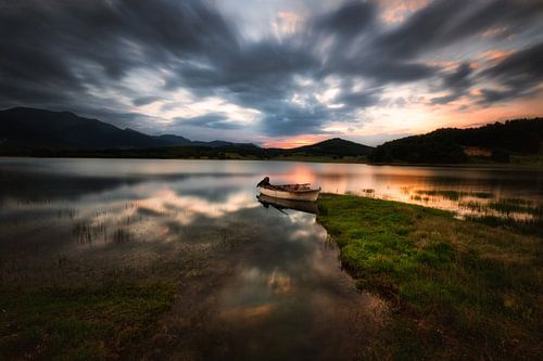 schemering reflecties