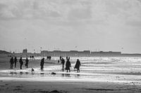 Gezellige Drukte Op Het Strand