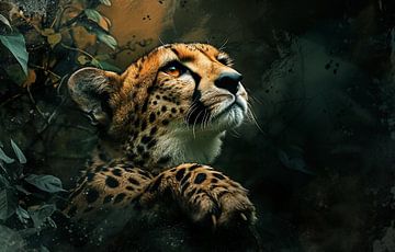 Cheetah, natuurlijke schoonheid van fernlichtsicht