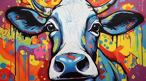 Cow graffiti