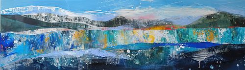 Abstract Texture Blue | Chromatic Resilience