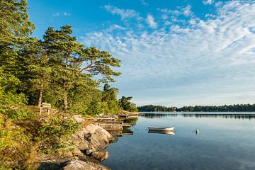 Schärengarten an der schwedischen Küste vor Stockholm von Rico Ködder