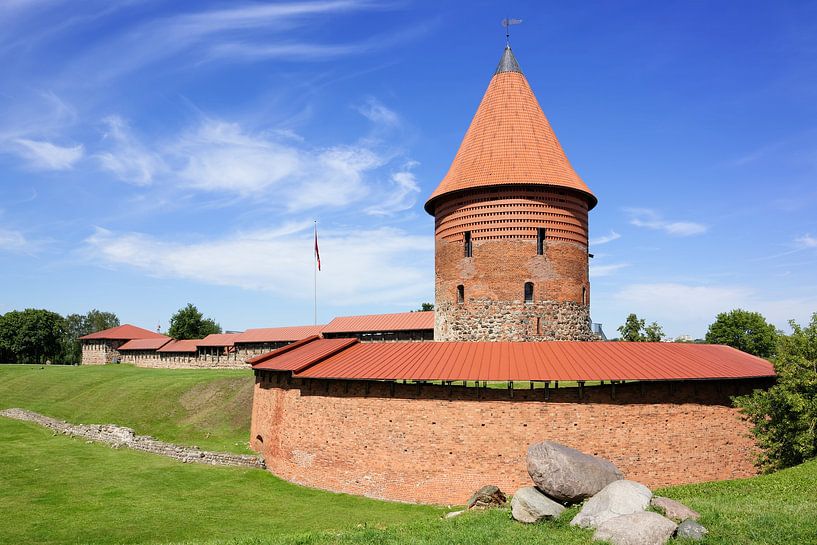The Old Kaunas Castle II - Lithuania by Gisela Scheffbuch