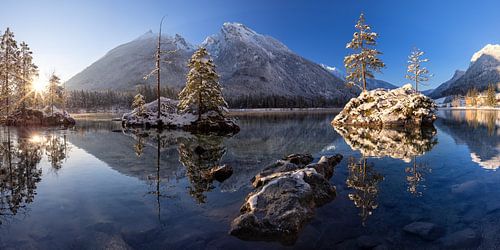 Hintersee dans les Alpes de Berchtesgaden sur Dieter Meyrl
