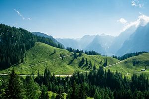 Alpenlandschap in Berchtesgaden van Oliver Henze