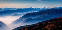 Berge im Herbst