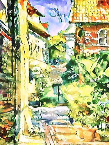 Achtertuin in Lüneburg