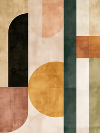 Moderne geometrische Abstraktion von IamHomeStudio