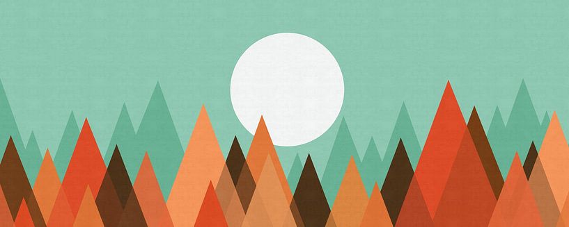 Geometric landscape 5 by Vitor Costa