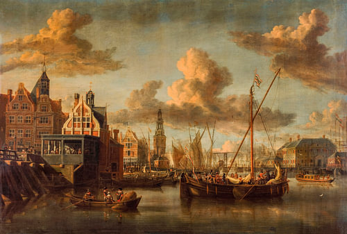 Blick auf den IJ, Amsterdam, Abraham Storck