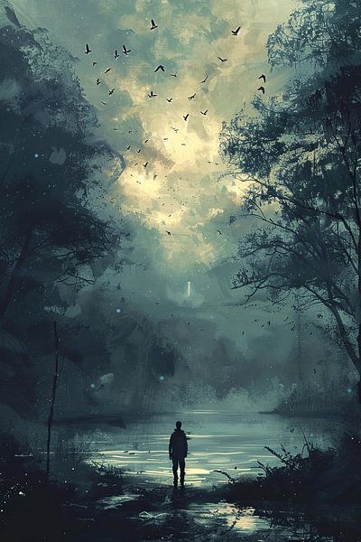 sentiment de solitude par Egon Zitter