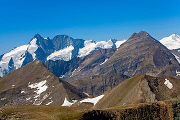 De Grossglockner en de Fuscherkarkopf van Christa Kramer