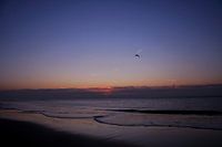 Sunset in Noordwijk aan Zee, the Netherlands