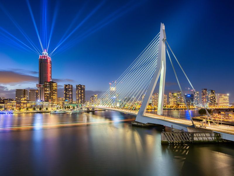 The skyline of Rotterdam by Ellen van den Doel