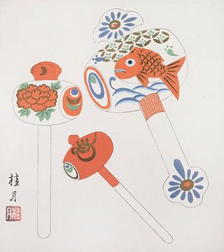 Japans volksspeelgoed: Lente (Kyōdo gangu shū: haru) van Peter Balan