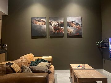 Klantfoto: Vliegende Majesteit van ARTEO Schilderijen