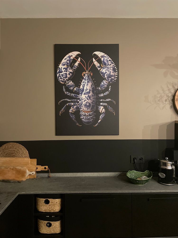 Hummer (Nr. 5) in Delfter Blau, Hummer, Kunsthummer - ohne Nr. 5 von Dunto Venaar