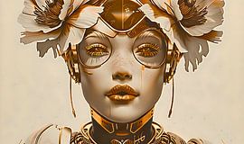 Retronic - Woman in bloom by Mr Pink (Nicolas PONSY)