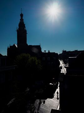 Nijmegen silhouet van de Stevenskerk van Rutger van Loo