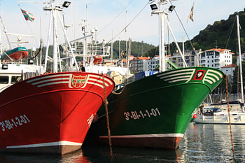 Boten in de haven
