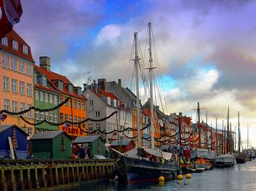 Nyhavn Harbour by Dorothy Berry-Lound