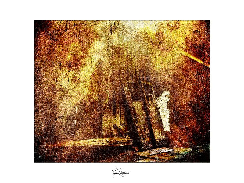 Old dirty warehousing by Han Overgaauw